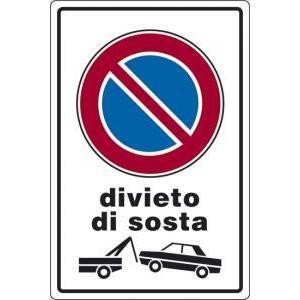 Cartello segnaletico  divieto di sosta