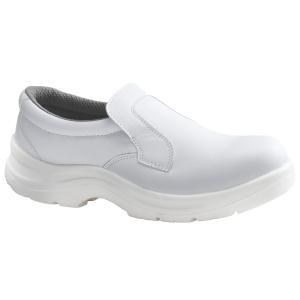 Mocassino antinfortunistico da cucina  sahara s2 bianco