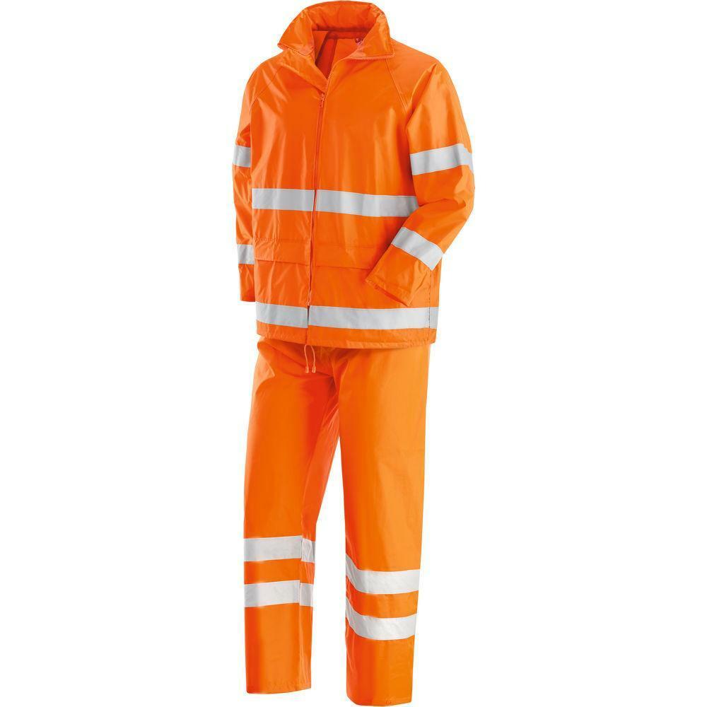 neri completo da lavoro alta visibilità antipioggia  neri new oslo arancio - foto 1