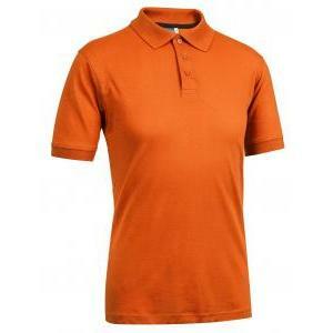Polo  fox arancio manica corta