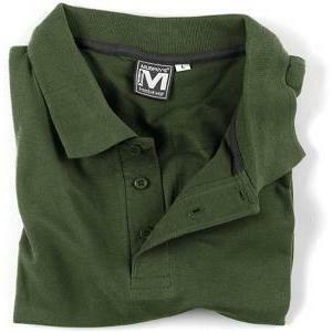 Polo  verde army manica corta