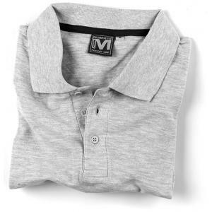 Polo  grigio manica corta