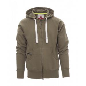 Felpa full zip  dallas+ verde army