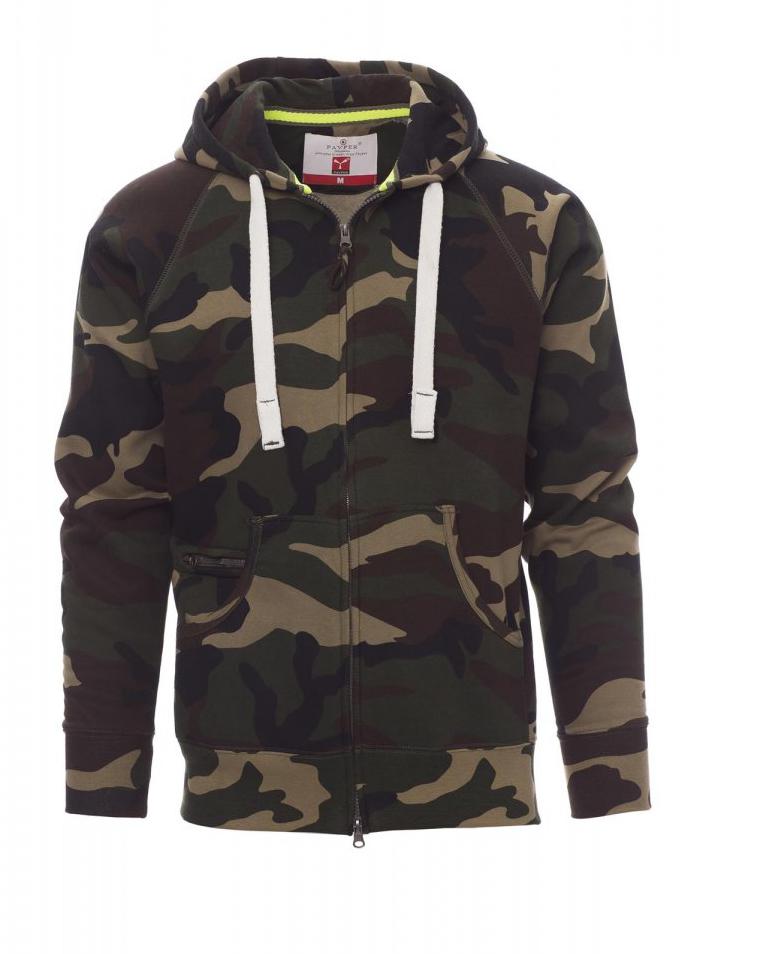 payper felpa full zip payper dallas+ mimetico - foto 1