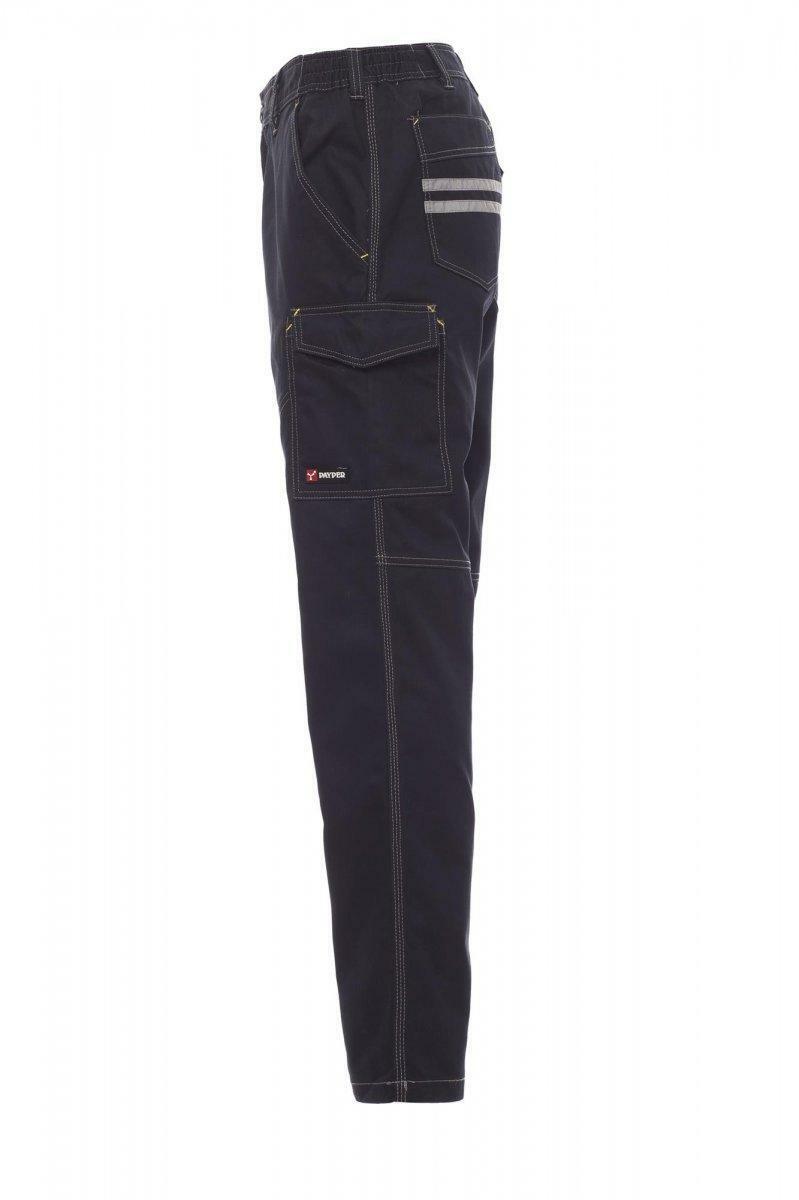 payper pantalone da lavoro payper worker twill  blu navy - foto 2