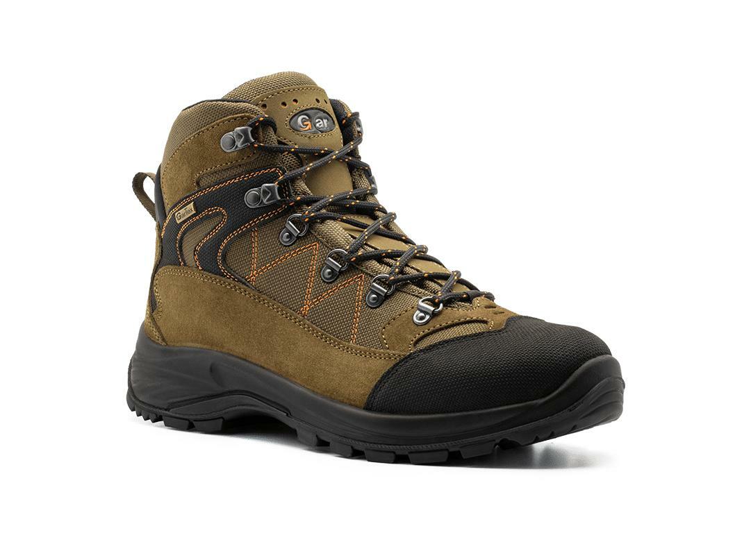 garsport scarpa da trekking leggero garsport egypt tex verde arancio - foto 1