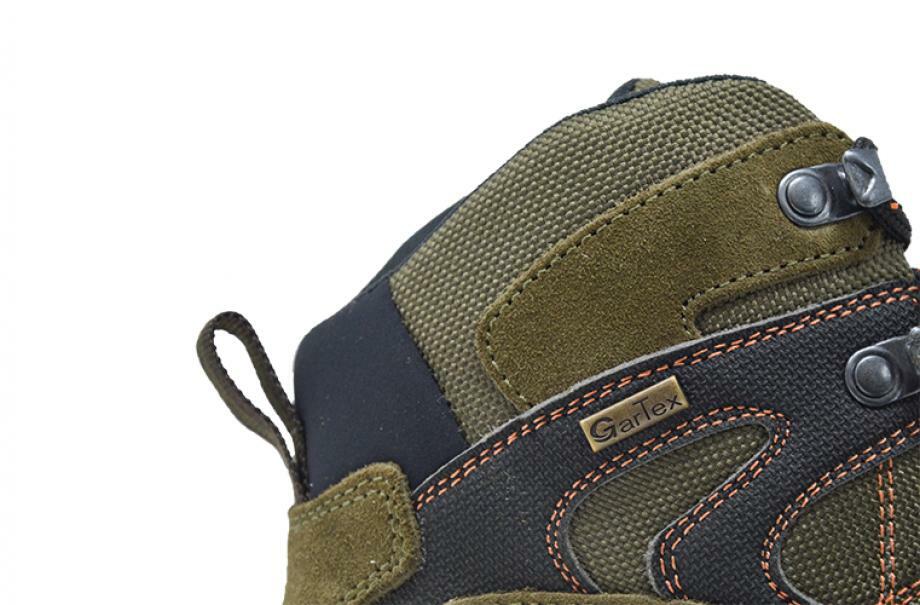 garsport scarpa da trekking leggero garsport egypt tex verde arancio - foto 3
