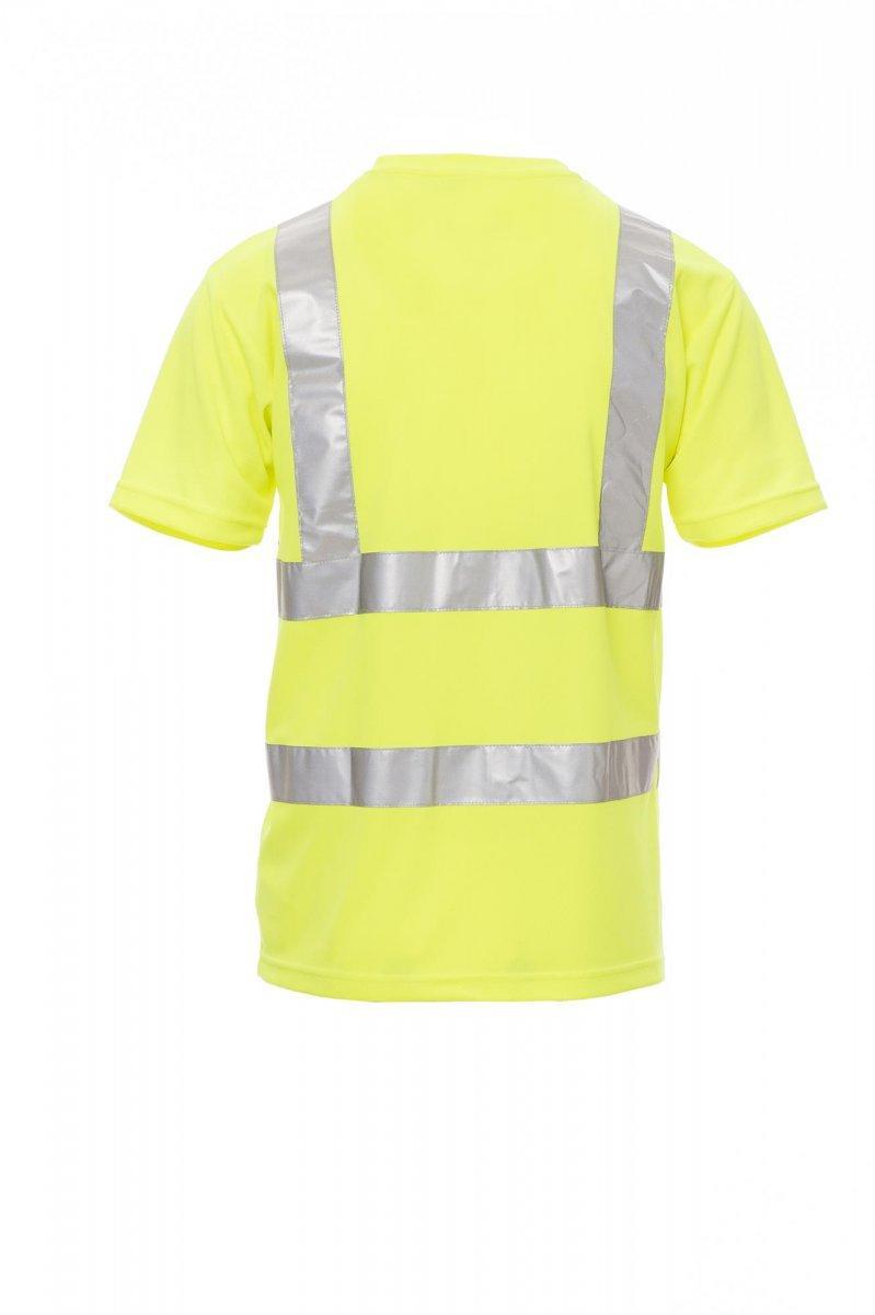 payper t-shirt da lavoro payper avenue gialla alta visibilità - foto 4