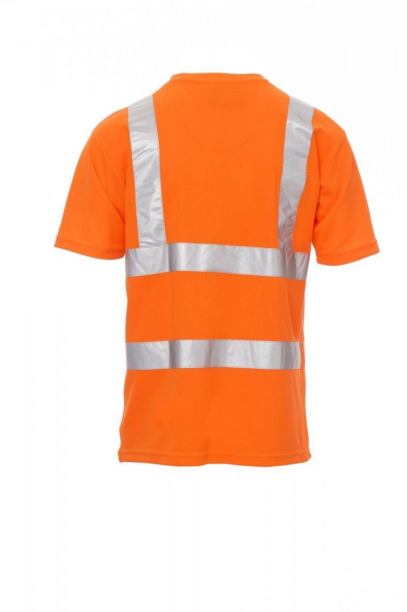 payper t-shirt da lavoro payper avenue arancio alta visibilità - foto 3