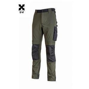 Pantalone da lavoro u power atom slim fit verde
