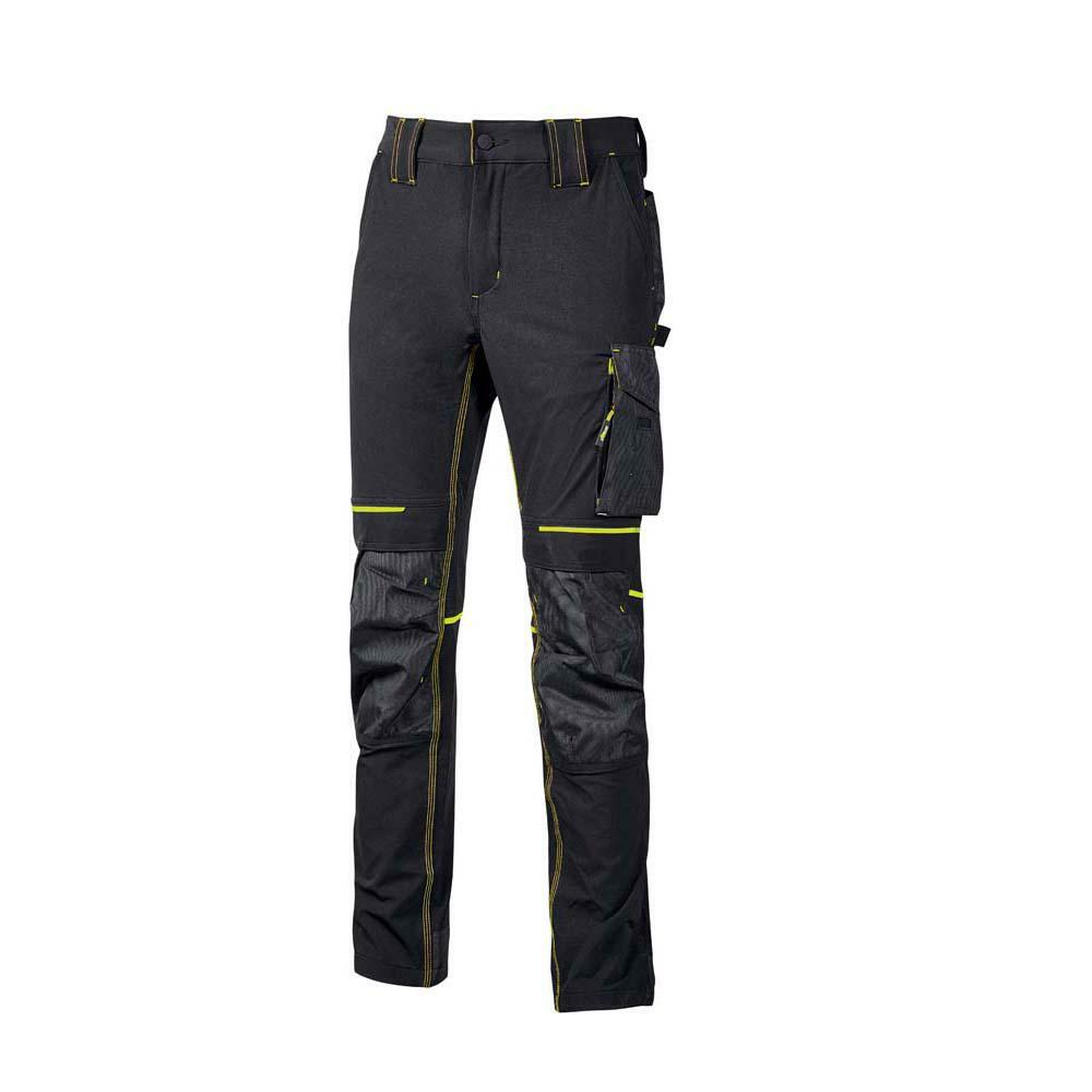 u-power pantalone da lavoro u power atom slim fit nero - foto 1