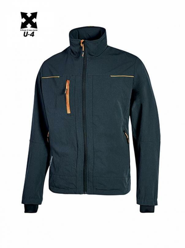u-power giacca in tessuto u power pluton blu navy - foto 1