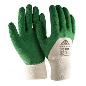 Guanto da lavoro  crinkle verde