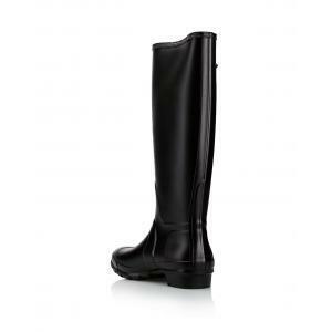 Stivale cavallerizzo  lampo pvc nero