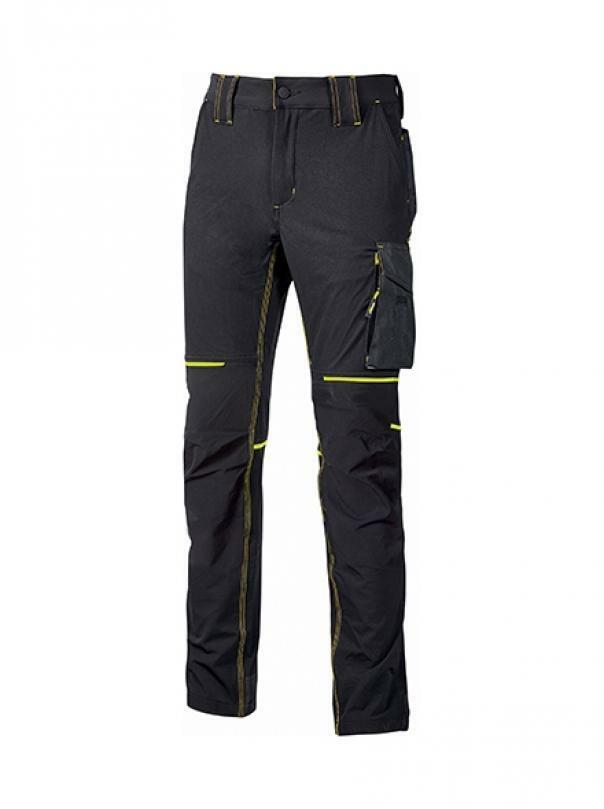 u-power pantalone da lavoro u power world nero - foto 1