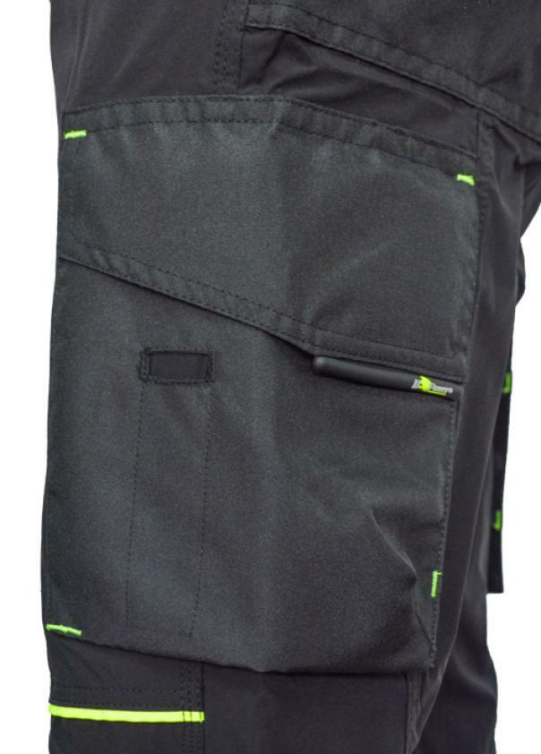u-power pantalone da lavoro u power world nero - foto 4