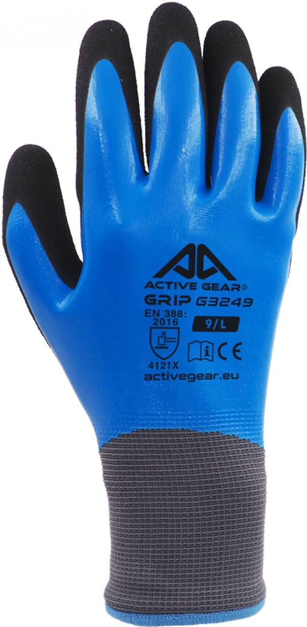 active gear guanto da lavoro active gear grip blu - foto 3