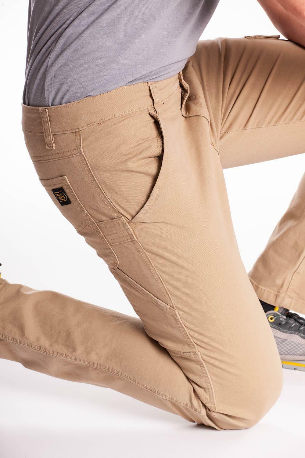 rica lewis pantalone da lavoro rica lewis carpenter beige - foto 4