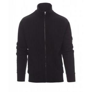 Felpa full zip  houston nera