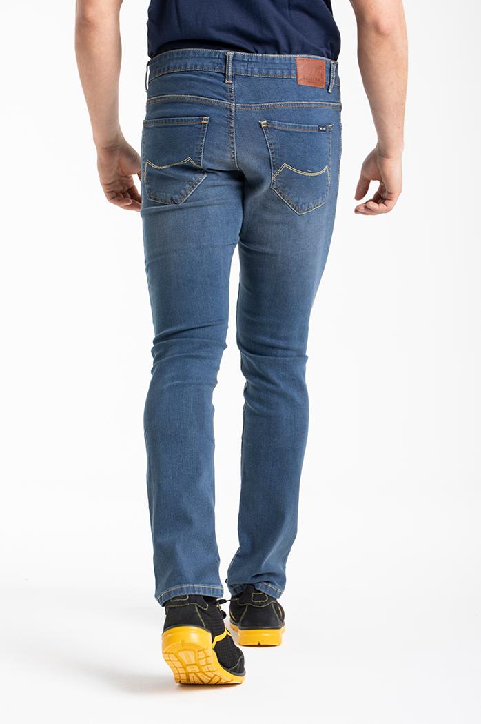 rica lewis jeans da lavoro rica lewis work 3 denim blue - foto 3