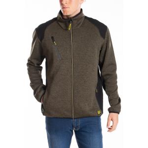 Felpa zippata rica lews richies verde militare