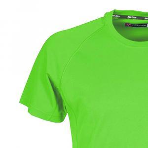 T-shirt  runner. verde fluo