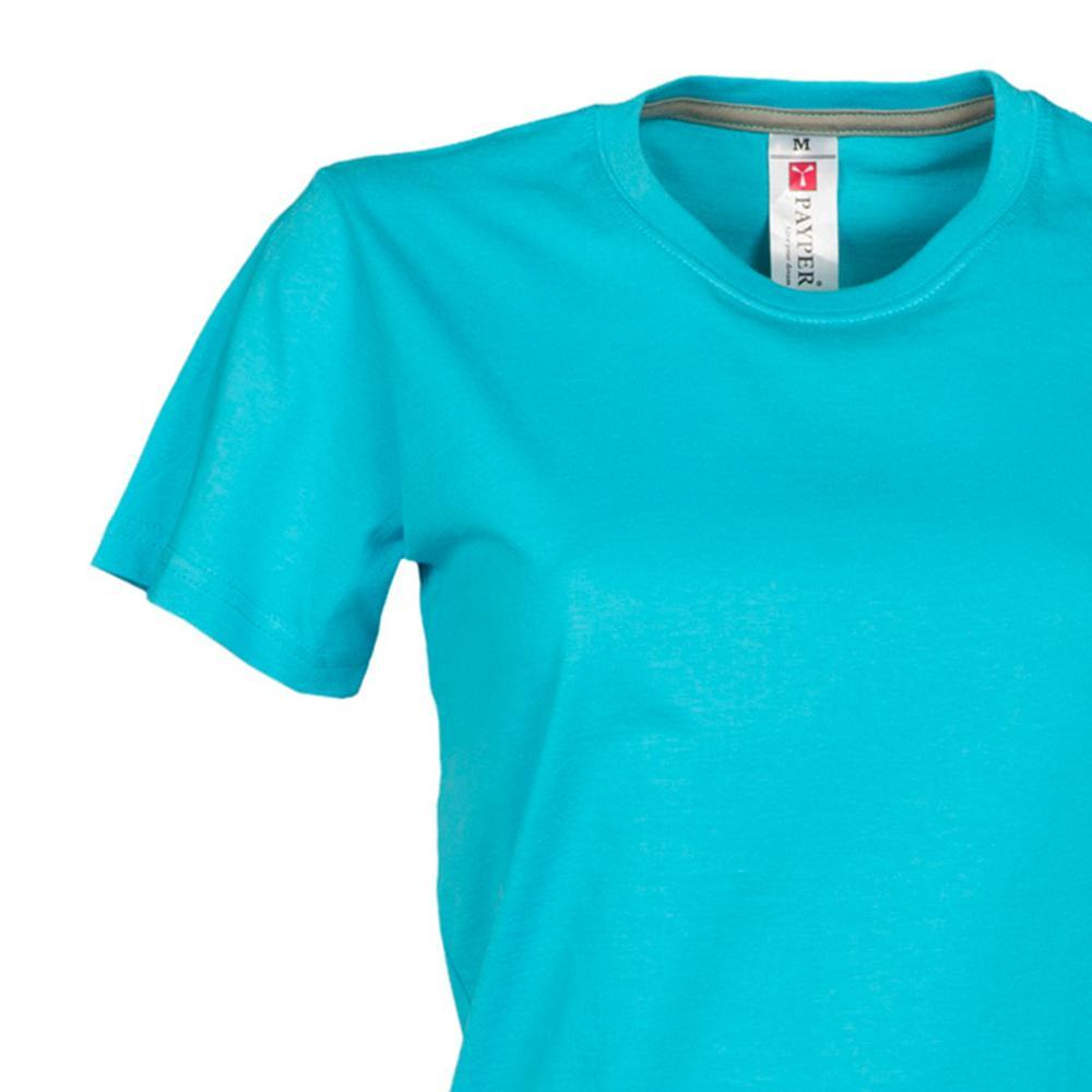 T-SHIRT_PAYPER_SUNSET_LADY_BLU_ATOLLO_MANICA