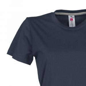 T-shirt  sunset lady. blu navy