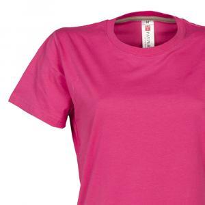 T-shirt  sunset lady. fucsia fluo