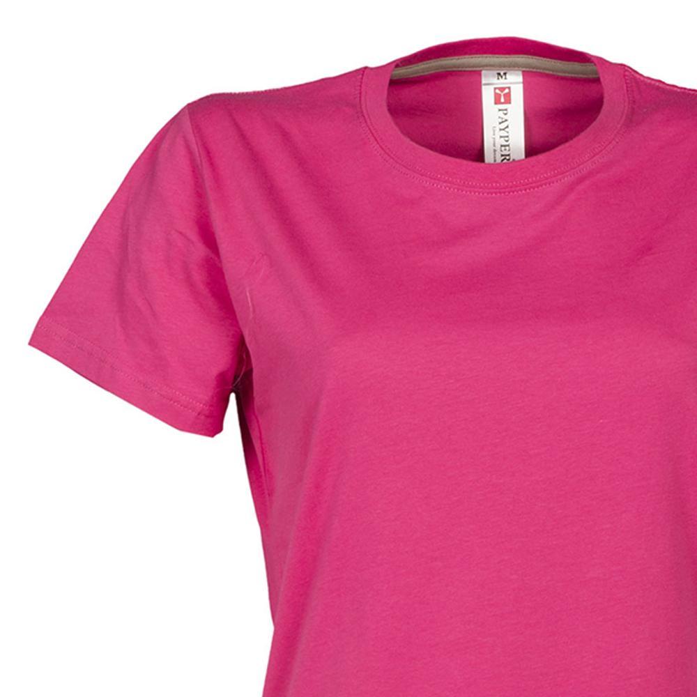 T-SHIRT_PAYPER_SUNSET_LADY_FUCSIA_MANICA