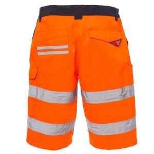 Bermuda alta visibilita'  craft. arancio fluo