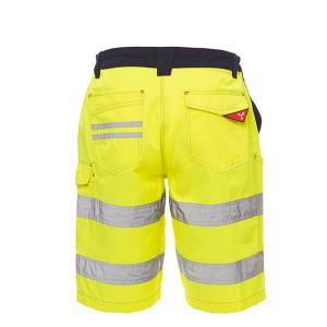 Bermuda alta visibilita'  craft. giallo fluo