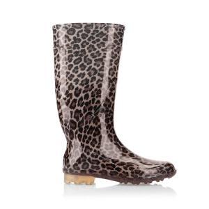 Stivale  in pvc leopardato