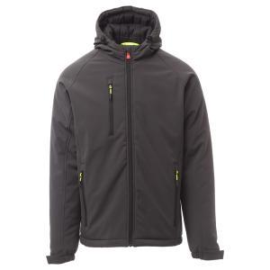 Giacca softshell  gale pad antracite. imbottita