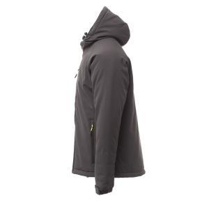 Giacca softshell  gale pad antracite. imbottita