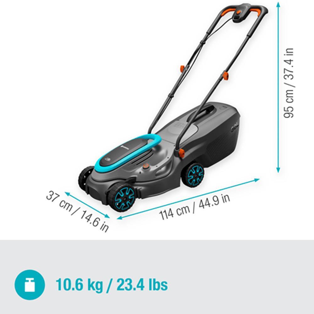 gardena rasaerba a batteria gardena power max 32/18v p4a - foto 2