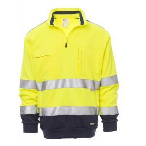 Felpa alta visibilita'  vision. fluo giallo