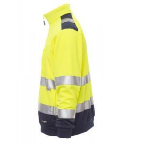 Felpa alta visibilita'  vision. fluo giallo